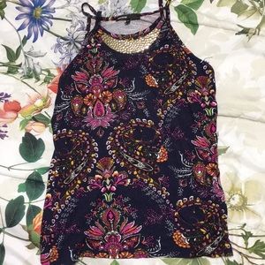 Beautiful paisley print tank top